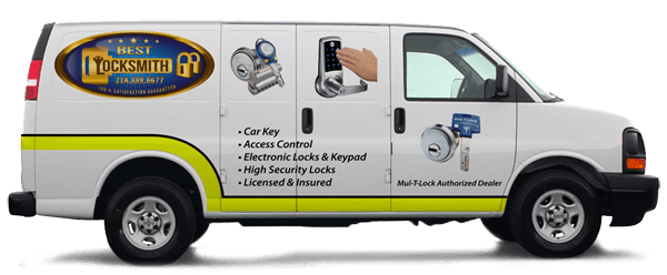 Best Locksmith located in Dallas, Texas provides mobile locksmith services 24-hours a day 7 days a week