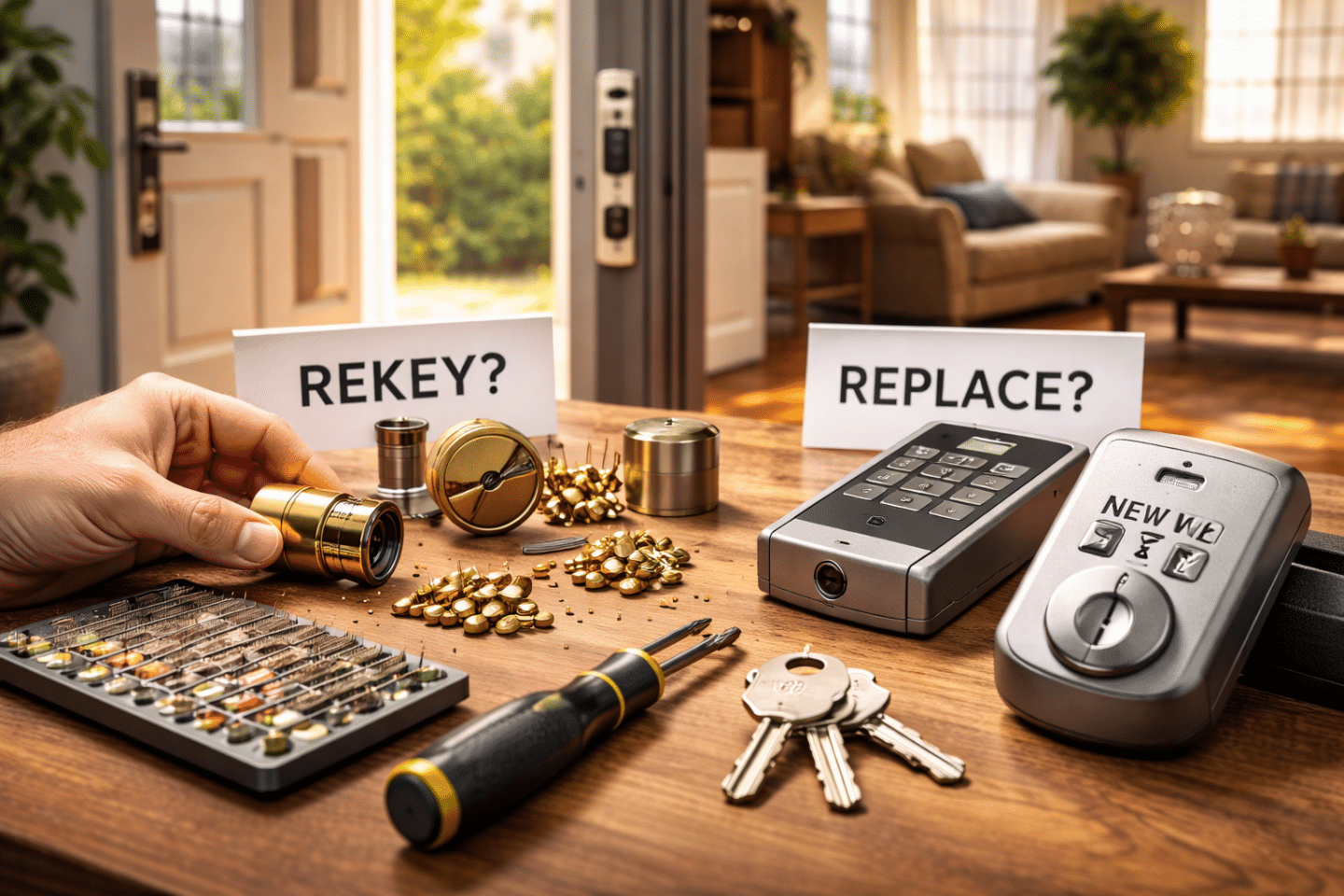 Should I Rekey or Replace Locks in My House?